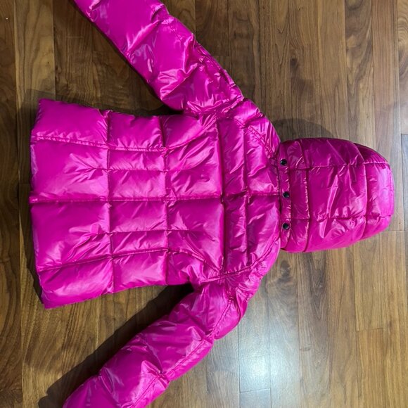 BNWOT S13 Glossy Pink Puffer Jacket Sz 12 Girls - Picture 9 of 10